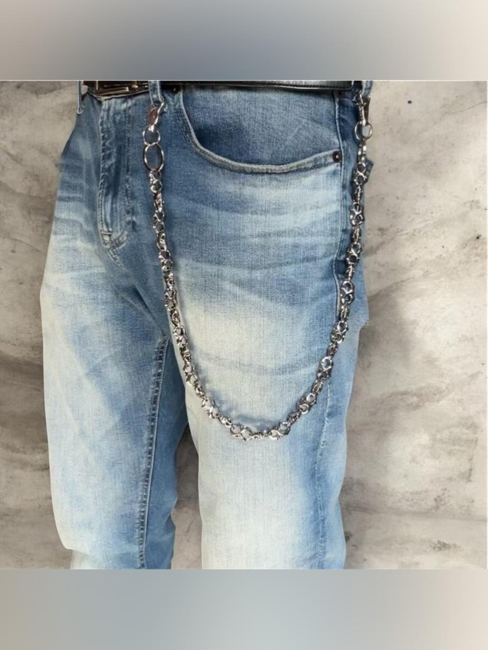 Skull Head Pants Chain for Men Women,Jeans Chain,Keys Chain,Biker Wallet Chain